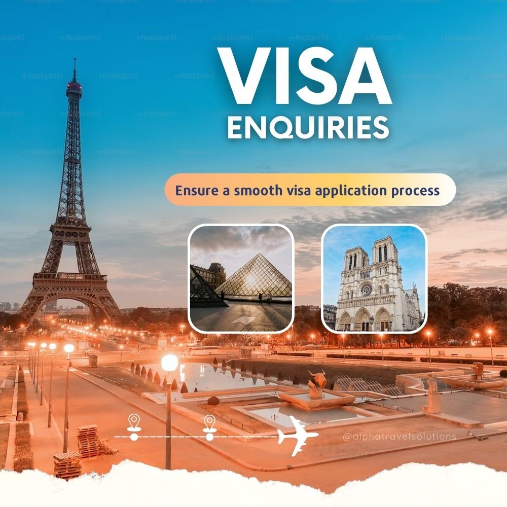 Ourprofessionals assist clients with visa applications and documentation. The office is well-organized and equipped to handle travel needs efficiently.