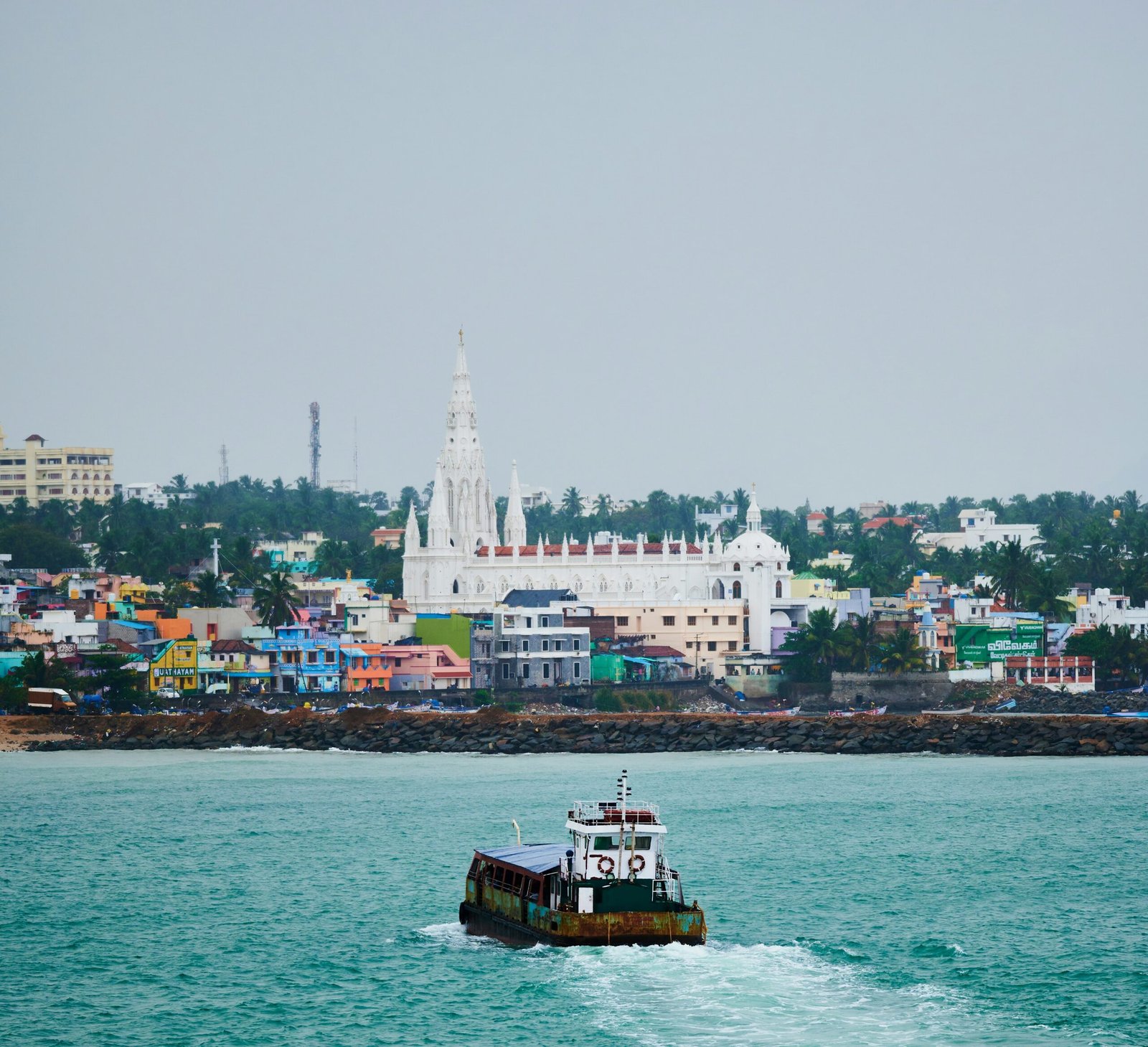 kanyakumari beach view 